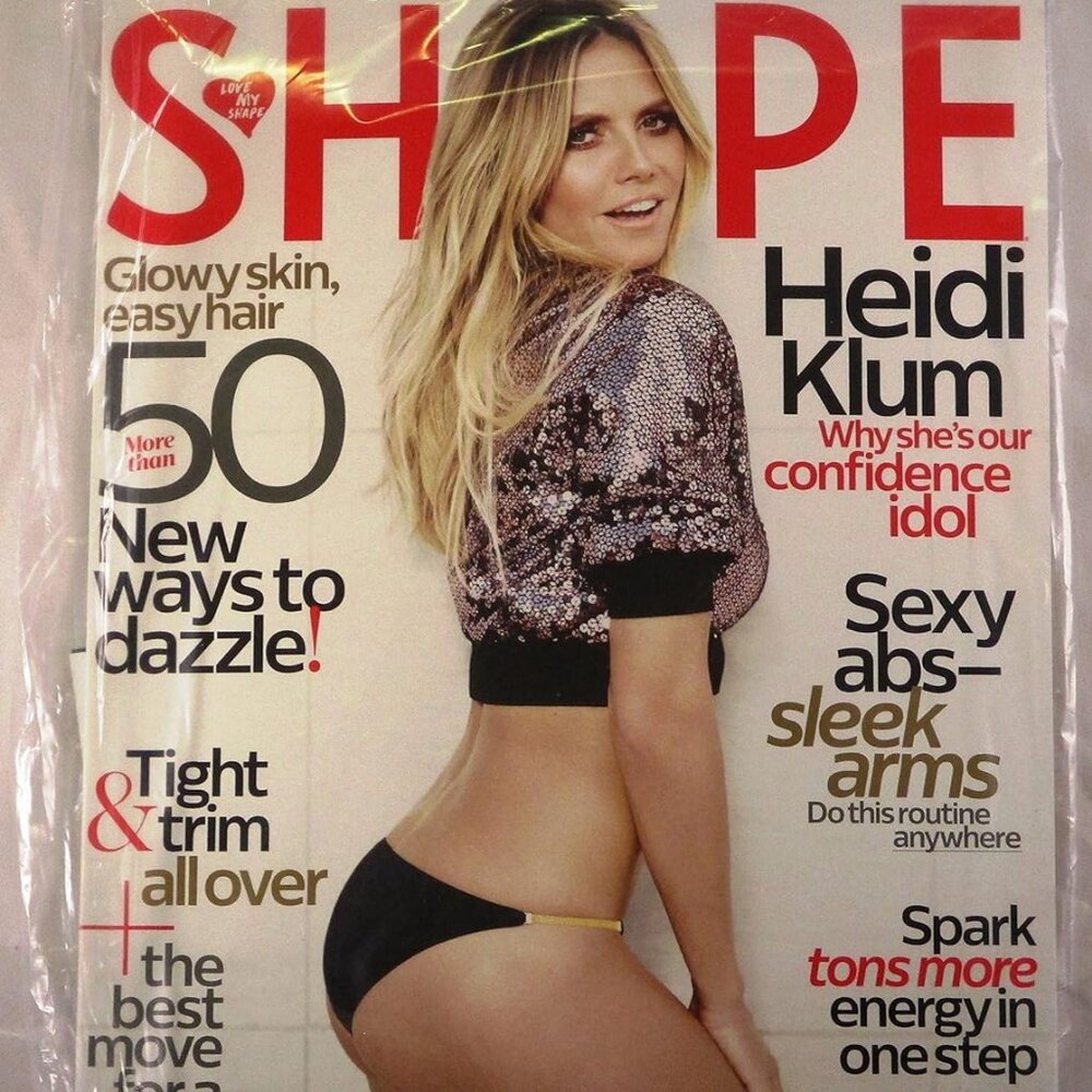 SHAPE MAGAZINE - HEIDI KLUM / DECEMBER 2016
